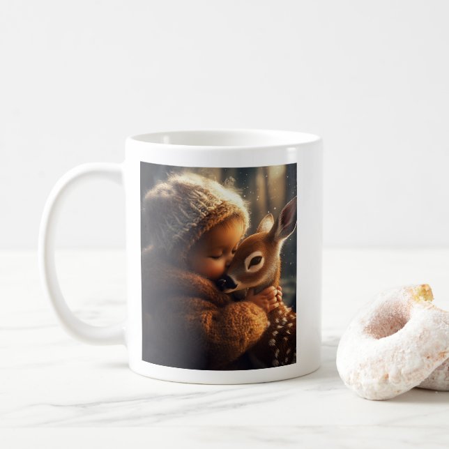 Winter's Warm Embrace Mug (With Donut)