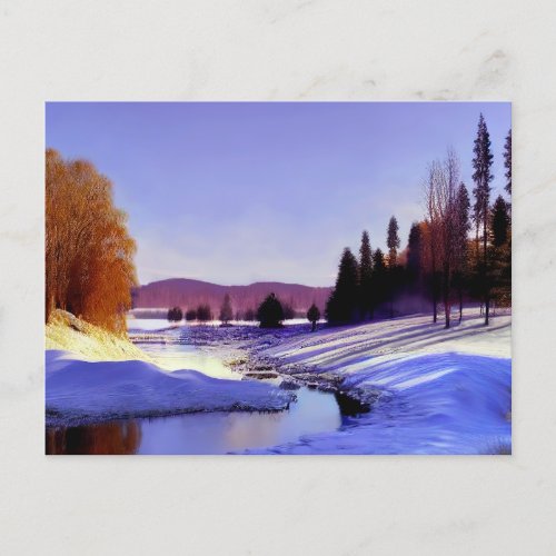 Winterscape Postcard