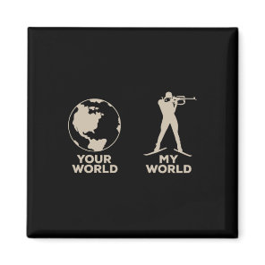 Wintersport Biathlon  Magnet