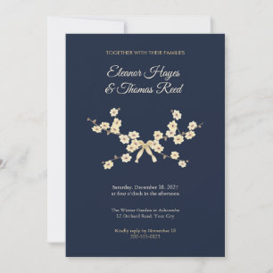Wintersweet Winter Wedding Invitation