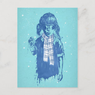 wintertime postcard