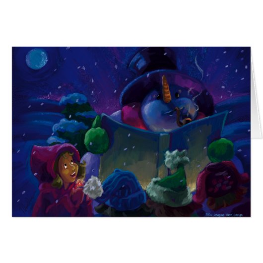 Wintertime Reading Cards (Front Horizontal)