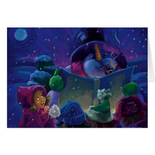 Wintertime Reading Cards (Front Horizontal)