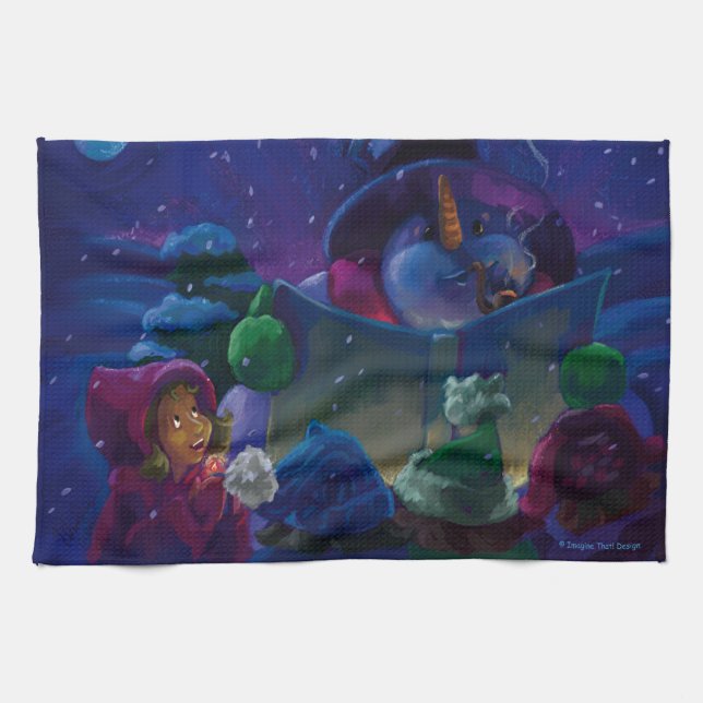 Wintertime Reading Towel (Horizontal)