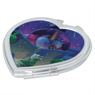 Wintertime Reading Vanity Mirror