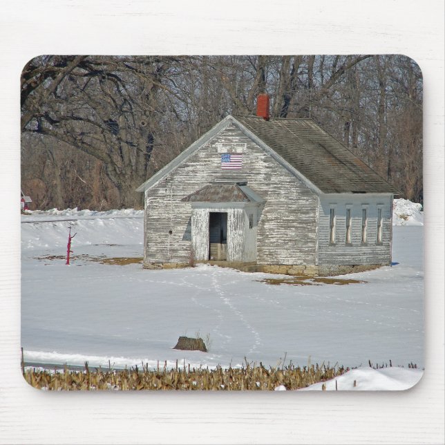 Wintertime School Mouse Pad (Front)