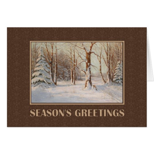 Winterwald Greetings Cards (Front Horizontal)