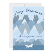 Wintery Christmas card