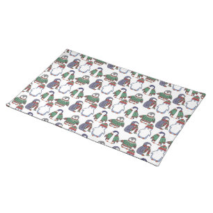 Wintery Penguins Placemat