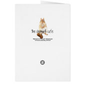 Wintery Red Berries Card (Back)