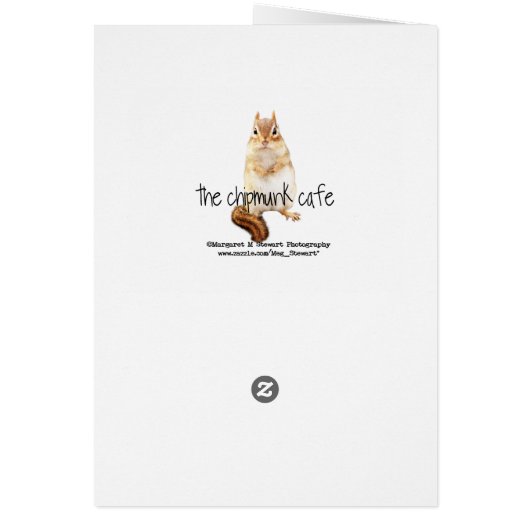 Wintery Red Berries Card (Back)