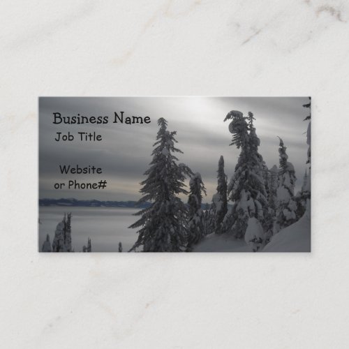 Wintery Scene Business Card