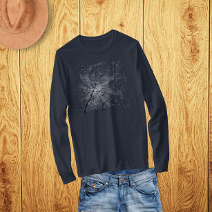 Wintery Sky Solstice Long Sleeve TShirt