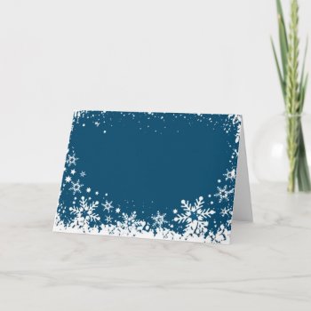 Wintery Wishes Holiday Card by trish1968 at Zazzle
