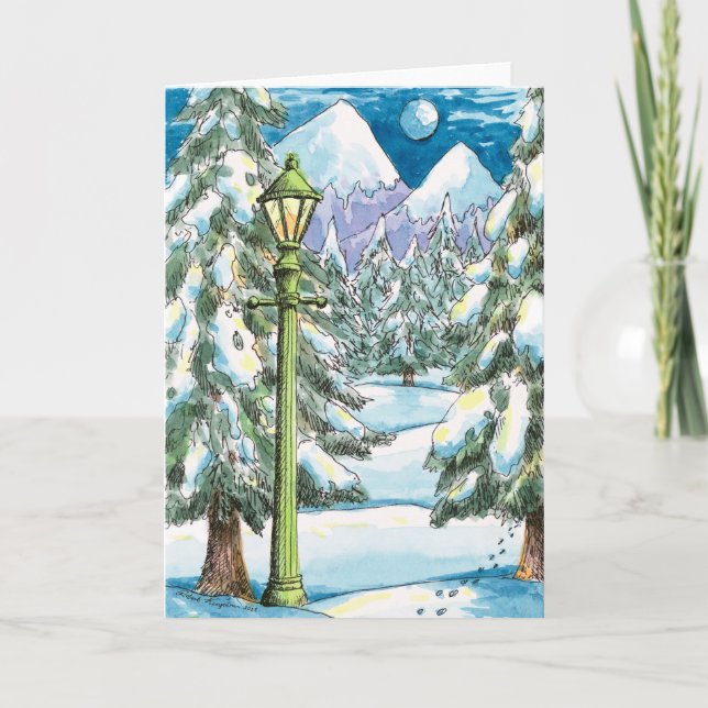 Wintery Woodland - Thank You Card (Front)