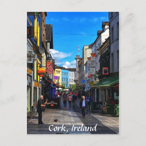 Winthrop Street Cork Ireland Postcard