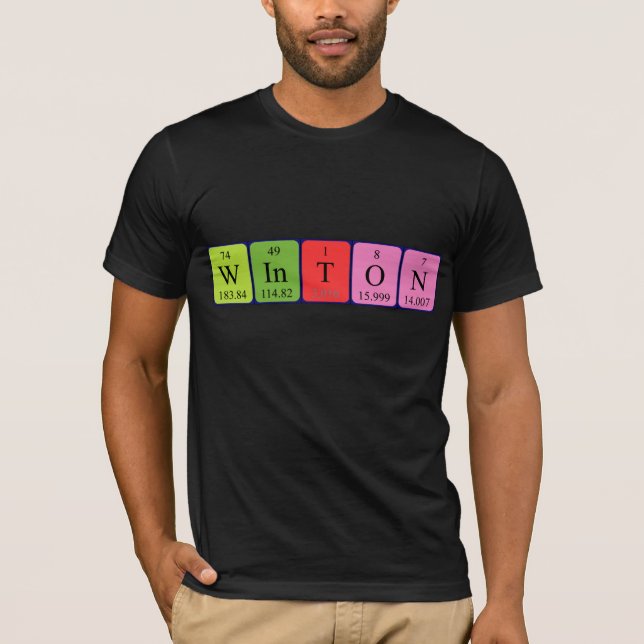 Winton periodic table name shirt (Front)