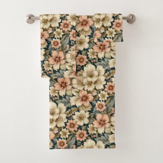 Wintry Floral Azaleas and Rose