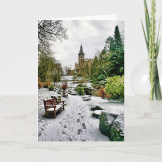 Wintry Scene Christmas Card