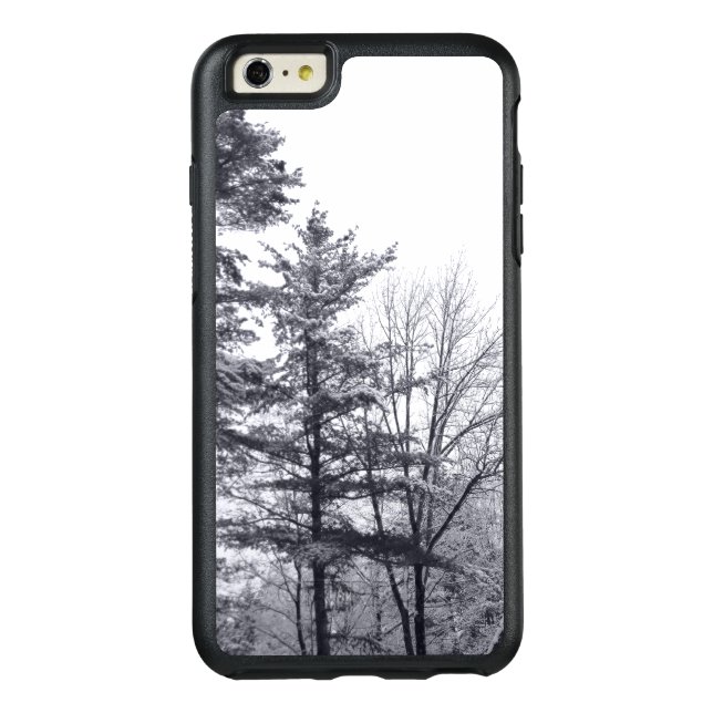 Wintry Snow-covered Trees Otterbox iPhone Case (Back)