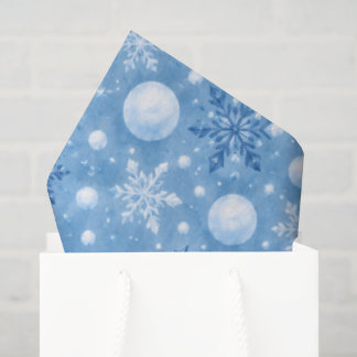 Wintry Snow Tissue Paper