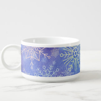 Wintry Snowfake Bowl