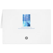"WINTRY WALK IN SNOWY WOODS" CARDS (Back Horizontal)
