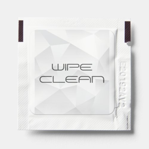 Wipe Clean Sanitizer Packet