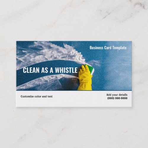 Wipe it Clean House Cleaning Business Card