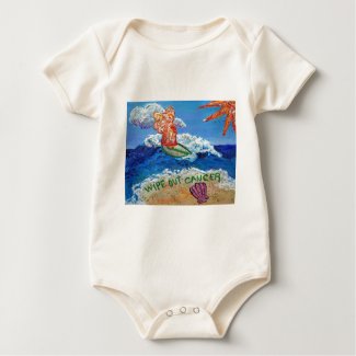 Wipe Out Cancer Angel Baby Bodysuit