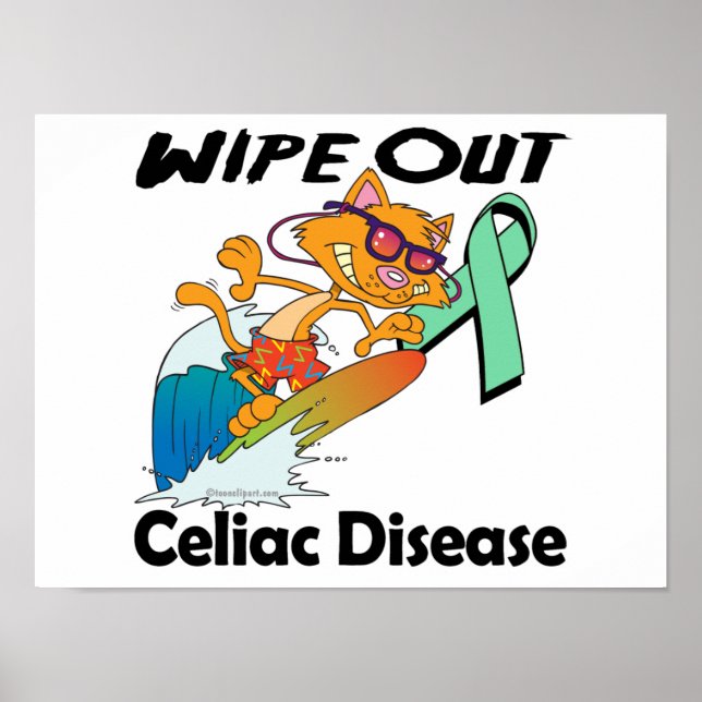Wipe Out Celiac Disease Poster (Front)