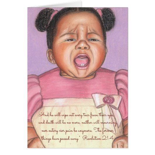Wipe Tear From Eyes & Outcry~Scripture Cards (Front)