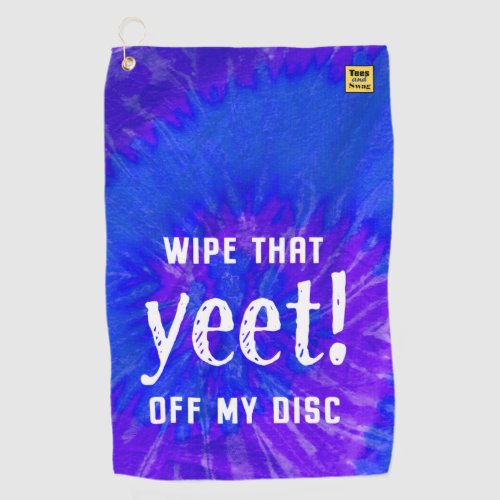 Wipe that yeet off your disc _ disc golf towel