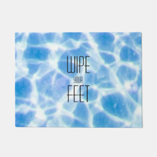 Wipe Your Feet Dappled Water Doormat