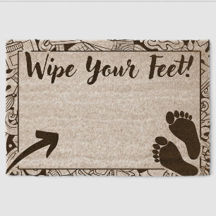 Wipe Your Feet Door Mat