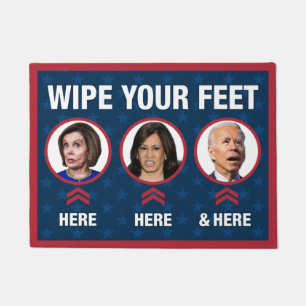 Wipe your feet funny anti Biden anti democrats Doormat