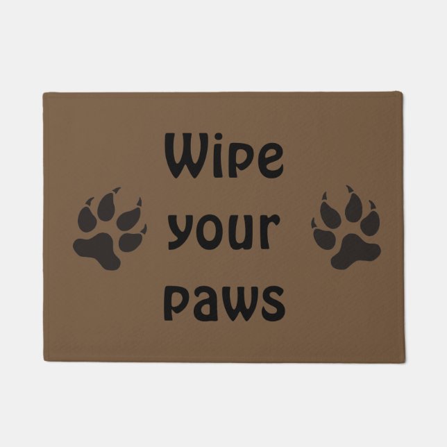 Wipe your paws doormat (Front)