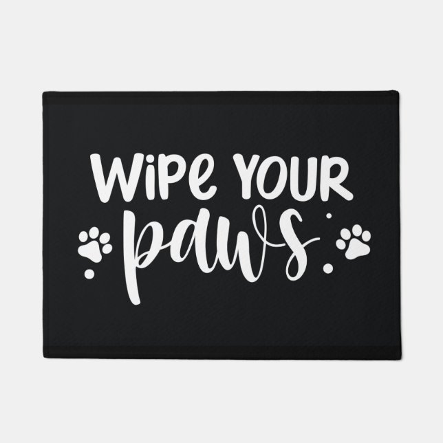 Wipe Your Paws Doormat (Front)