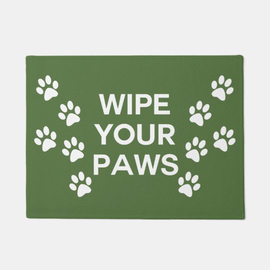 Wipe Your Paws Doormat