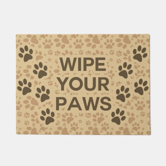 Wipe Your Paws Doormat