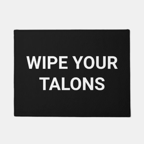 Wipe Your Talons Doormat