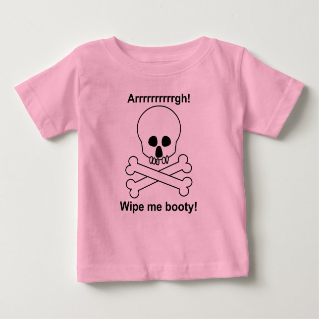 WipeMeBooty Baby T-Shirt (Front)
