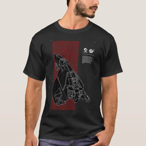 Wipeout Fury _ FX 350 League _ Feisar Ship Wirefra T_Shirt
