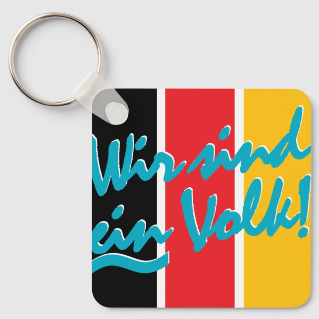 WIR SIND EIN VOLK! KEYCHAIN (Front)