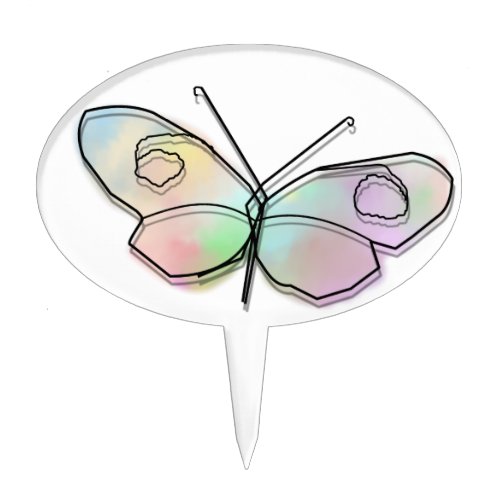 Wire Butterfly Cake Topper