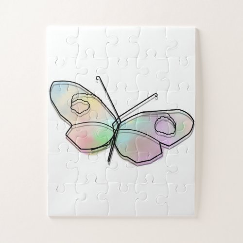 Wire Butterfly Jigsaw Puzzle