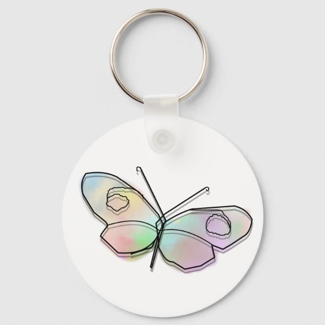 Wire Butterfly Keychain (Front)