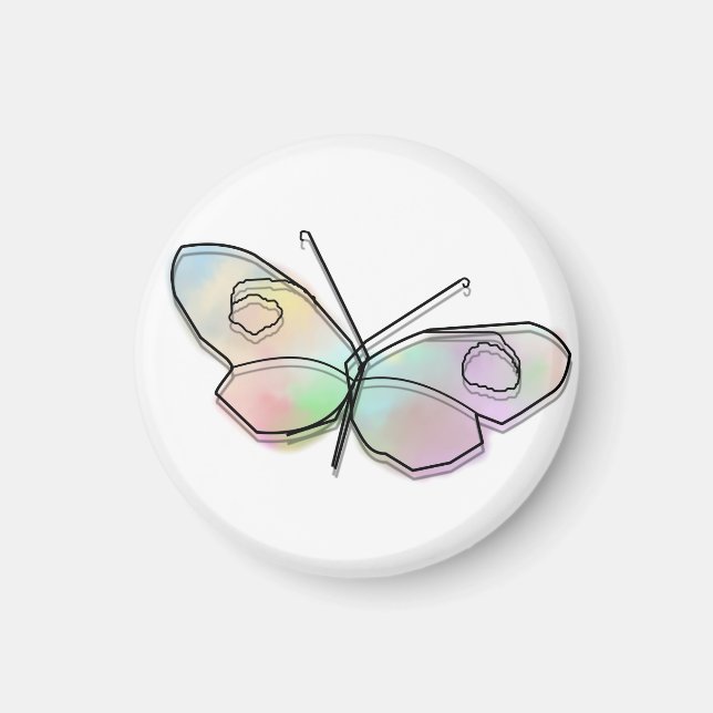 Wire Butterfly Magnet (Front)