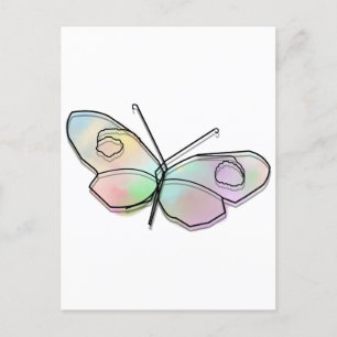 Wire Butterfly Postcard