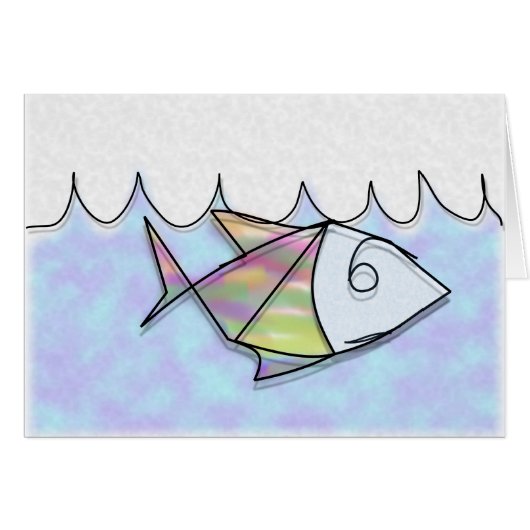 Wire Fish Cards (Front Horizontal)